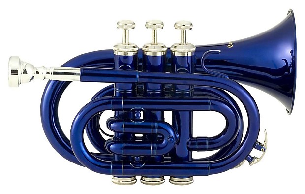 Ravel RPKT1BLU Student Pocket Trumpet image 1