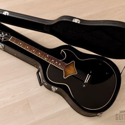 1983 B.C. Rich RAEG-2 NJ Series Vintage Thinline Acoustic Electric Guitar w/ Case image 17