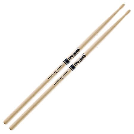 ProMark 7A American Hickory Drum Sticks Wood Tip image 1