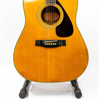 1970's Yamaha FG-201 Nippon Gakki Orange Label Acoustic | Reverb