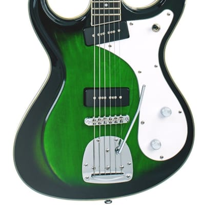 Eastwood Sidejack DLX Bound Basswood Body Bound Maple Set Neck 6-String Baritone Electric Guitar image 4