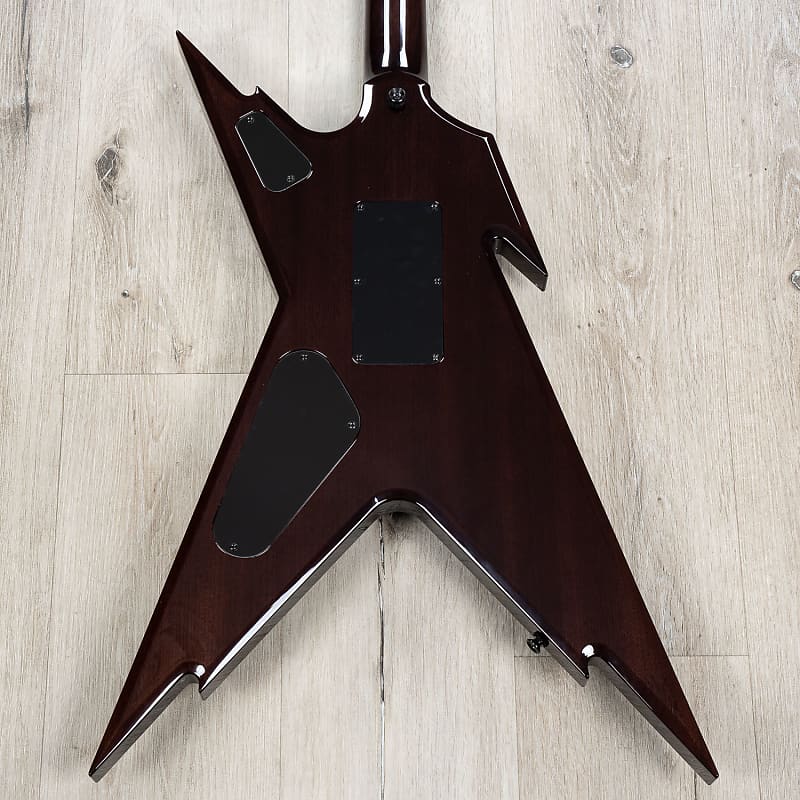 Dean USA Dime Razorback Guitar, Ebony Fretboard, Flame Maple