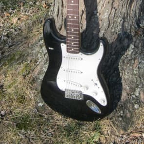 Very Rare Fender Stratocaster  Black FN serial Export USA image 1