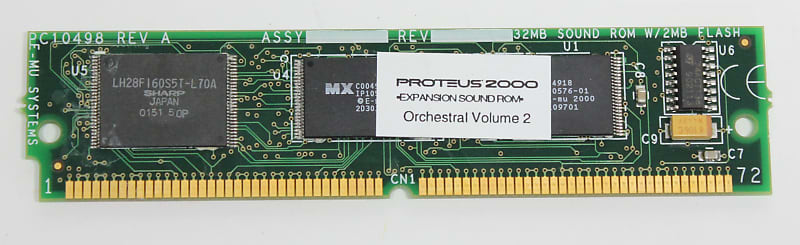 E-mu Orchestral Volume 2 Proteus 2000 Sound Expansion ROM
