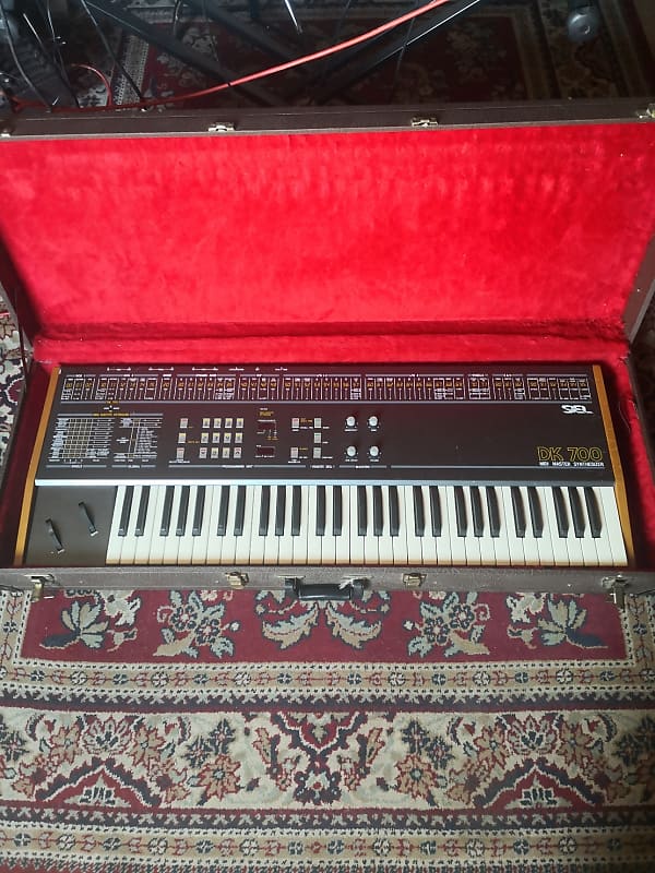 Siel DK700 - Ultra Rare Analog Synth + Case (FULLY SERVICED) 1986 image 1
