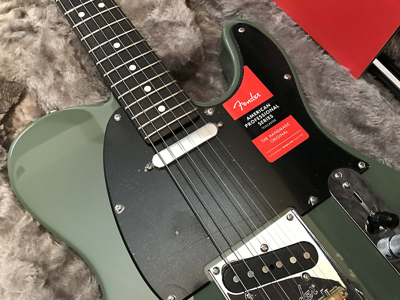 Fender American professional Telecaster Rosewood Neck 2019 Antique olive Reverb