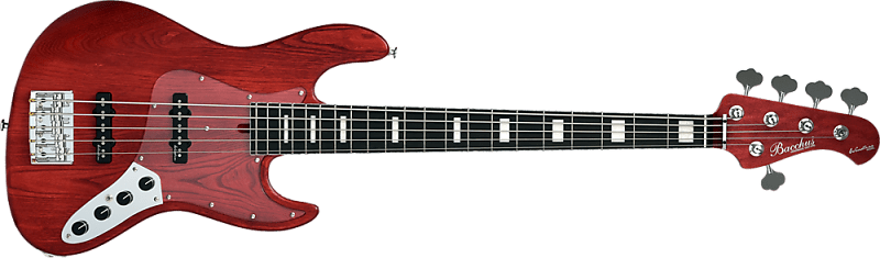 WOODLINE517 AC/E RED/OIL (Bacchus) （5弦アクティブモデル