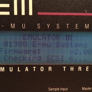 E-MU Systems Emulator III Rack 1988 1988 vintage black image 2
