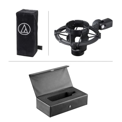Audio Technica AT4033A Condenser Microphone Mic+Shockmount+Dust Cover+Case image 6