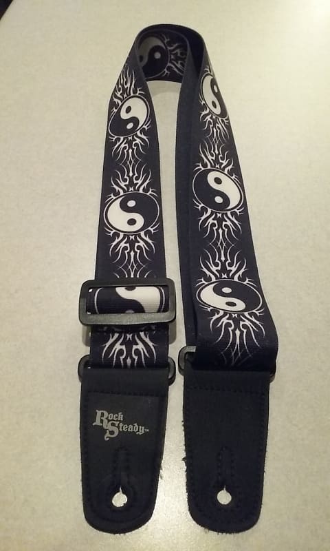 Rock Steady Brand Yin And Yang Guitar Strap   Gets Looong 