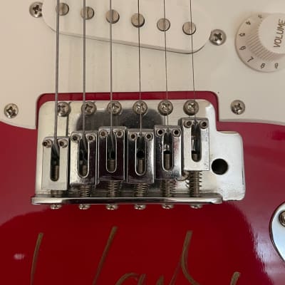Squier II Standard Stratocaster HSS with Rosewood Fretboard (Made in Korea) 1990 - 1992 - Torino Red image 4
