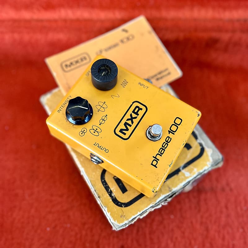 MXR Phase 100 pedal 1978 - Orange original vintage USA analog phaser shifter