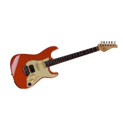 GTRS P800 Intelligent Metal Red Electric Guitar image 2