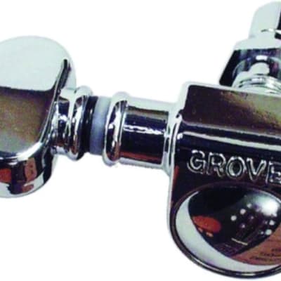 Grover 406C Rotomatic Mini 3 per Side Self Locking Machine Heads, Chrome image 3