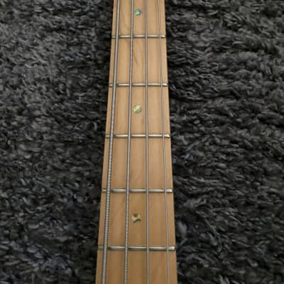 Fender American Deluxe Jazz Bass Guitar 2001 - Crimson Red image 6