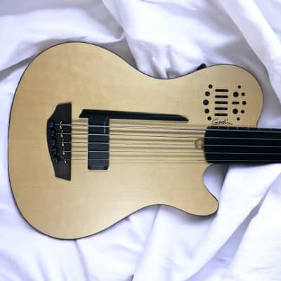 Godin Acoustic/Electric A5 Ultra FRETLESS, Natural *Factory Cosmetic Flaws = Save $! image 1