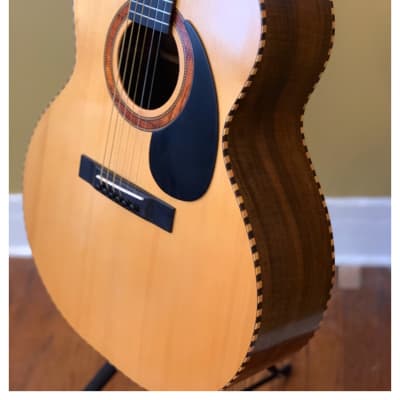 Insanely Gorgeous Hand-Made Small Jumbo Acoustic (Spruce/Claro Walnut) image 4