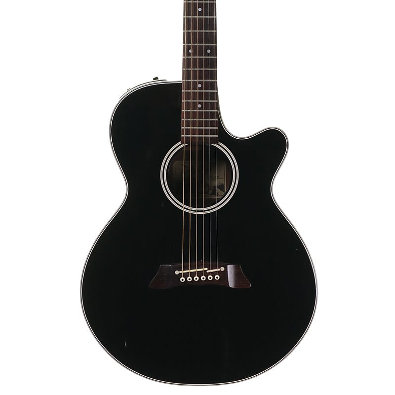 Takamine EF261S BL Electro Acoustic Guitar, Black w Hard Takamine EF261S BL Electro Acoustic Guitar, Black w Hard