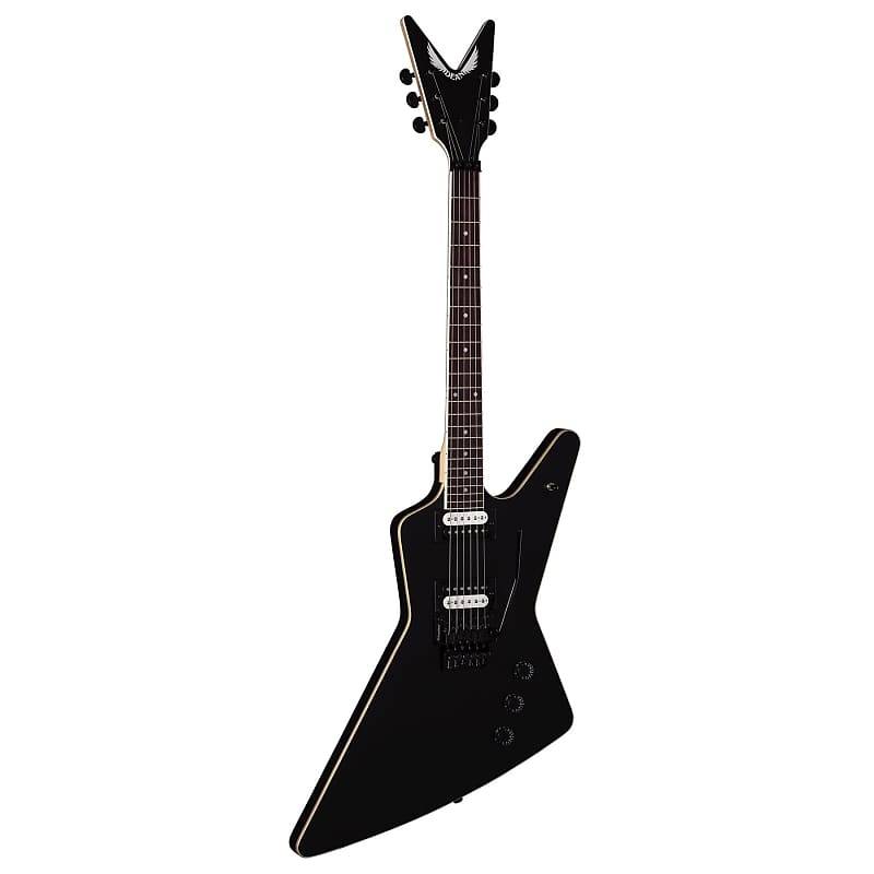 Dean Guitars 6 String ZX Floyd Electric Guitar, Black Satin