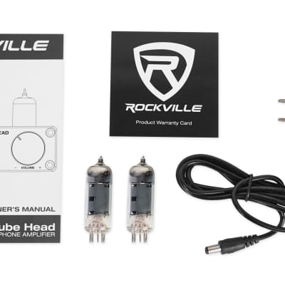 Rockville TubeHead Tube Headphone Amplifier Amp / 6K4 Tubes / 16-300 Ohms/180mW image 5