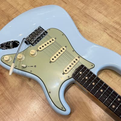 Fender Custom Shop Beatle Spec 1961 Relic Stratocaster Electric Guitar Sonic Blue SN: R132829 image 6