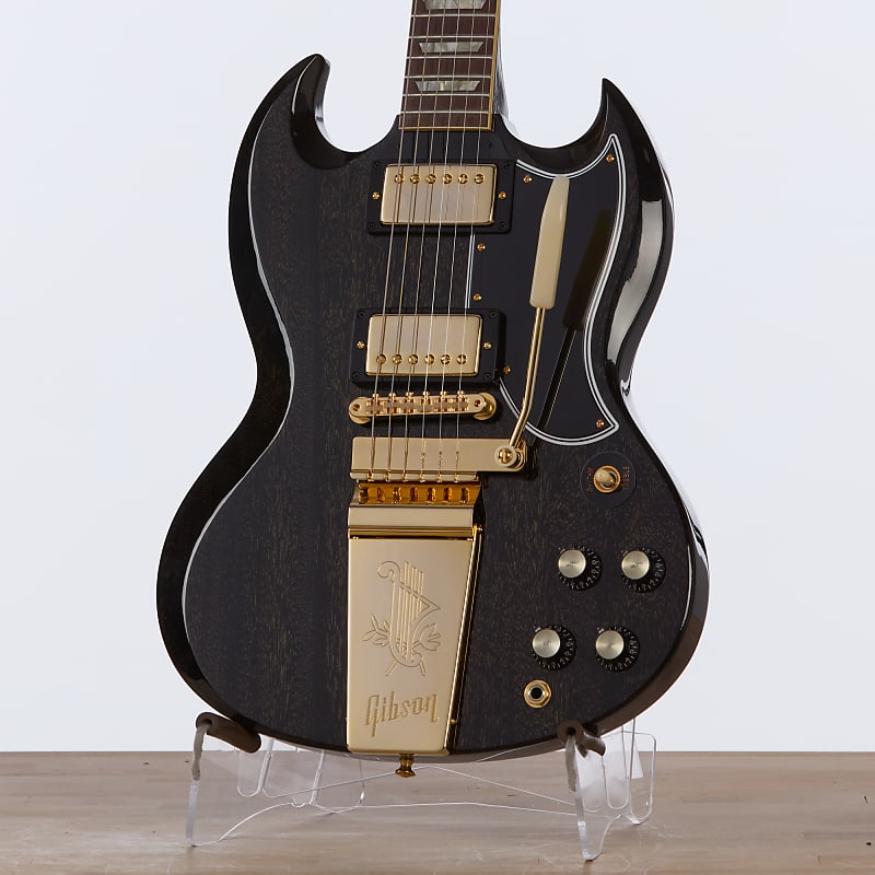 Gibson Custom 1964 SG Standard Reissue, TV Black Gold | Demo image 1
