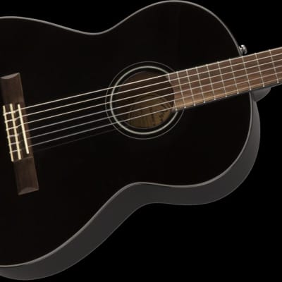 Fender Classic Design CN-60S Black Nylon Guitar image 5