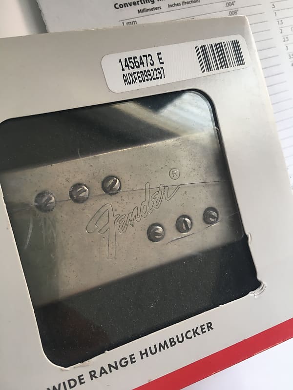 Fender Wide range humbucker Aged nickel Reverb