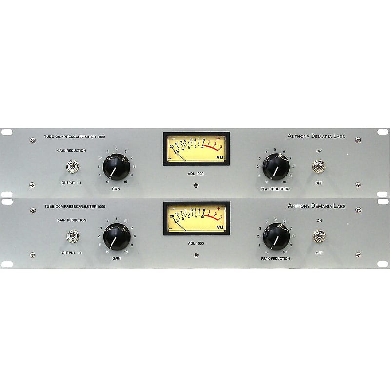 Anthony DeMaria Labs ADL 1000 Tube Compressor / Limiter Stereo Pair image 1