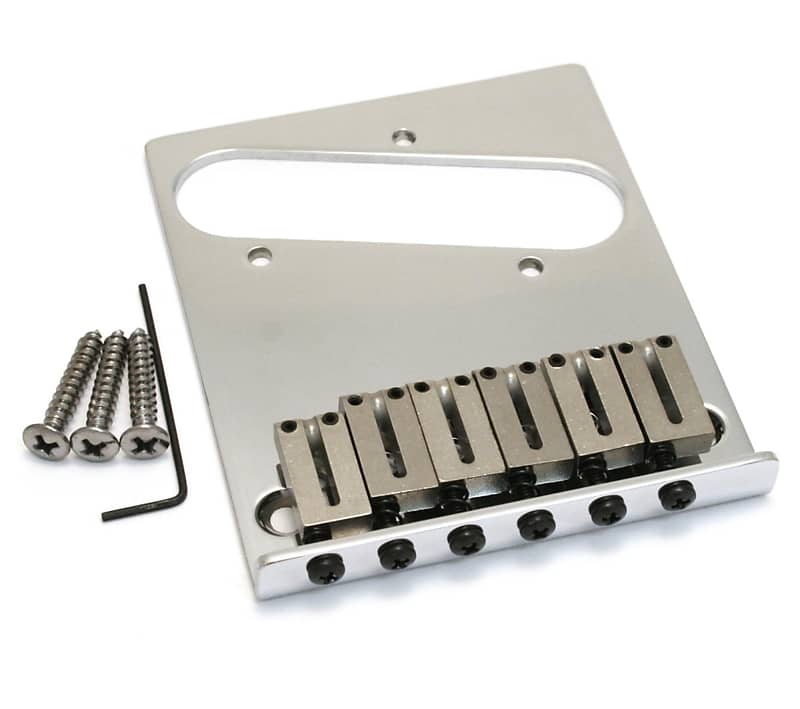 FENDER - 6-Saddle American Series Telecaster Bridge Assembly Chrome - 0990807100 image 1