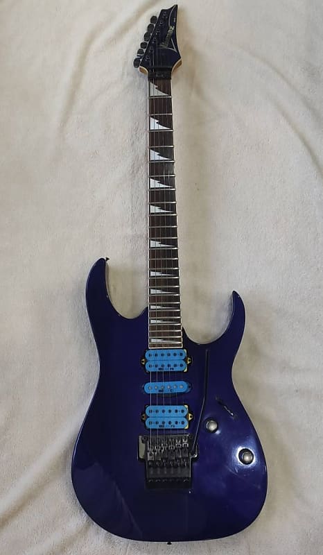 Rare Vintage 1995 FUJIGEN Ibanez RG 780 - MIJ JAPAN Only made for Japanese  Domestic Market - DiMarzio IBZUSA PU - Blue Night