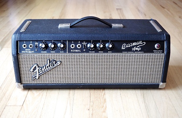 ブランドのギフト 1966 Fender Bassman Blackface Piggyback Vintage Tube ベース