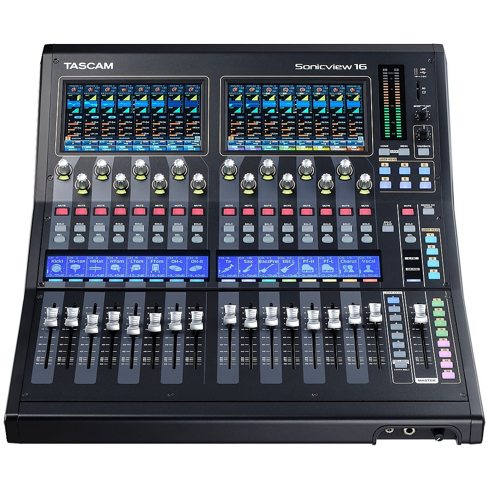 tascam sonicview 16 mixer