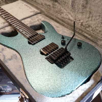 ESP Custom Shop Original M-II DLX Ebony Board Granite Sparkle Satin 6-String w/ Case (2025) image 9