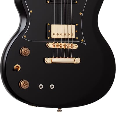 SCHECTER AD-A7X-SS-CTM/SN SYNYSTER CUSTOM-S Gloss Black w/Gold