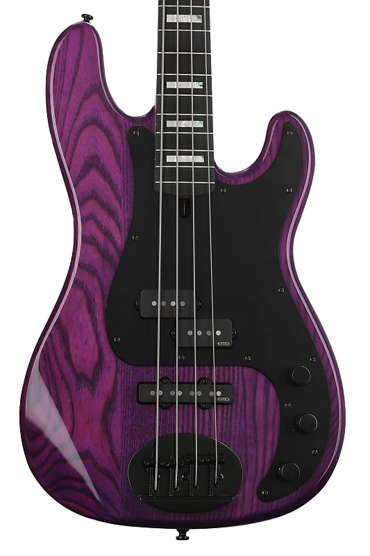 Lakland Skyline 44-64 GZ Bass Guitar - Translucent Purple