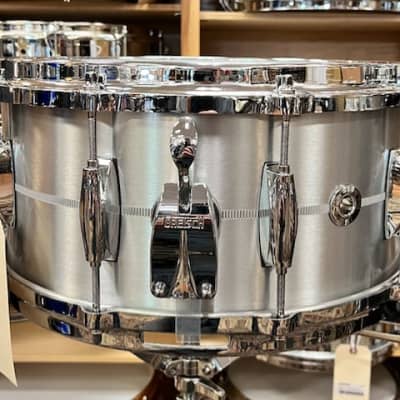 USED Gretsch USA 6.5x14 Solid Aluminum Snare Drum - Like New Condition image 3