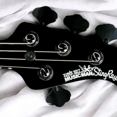 Ernie Ball Music Man StingRay 4 HH Special, Smoked Chrome with Ebony *IN STOCK* image 8