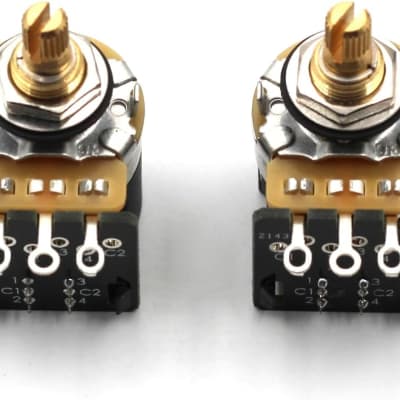 Potentiometer - Alessandro, 500K Audio, 1W, Knurled Shaft | Reverb