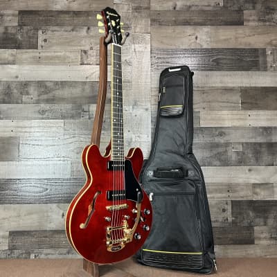 Epiphone ES-295 Premium, Gibson USA P-90 Pickups, BIgsby | Reverb