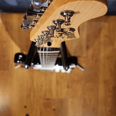 RockJam S-Style Electric Guitar Blue Burst New Strings Set Up image 5