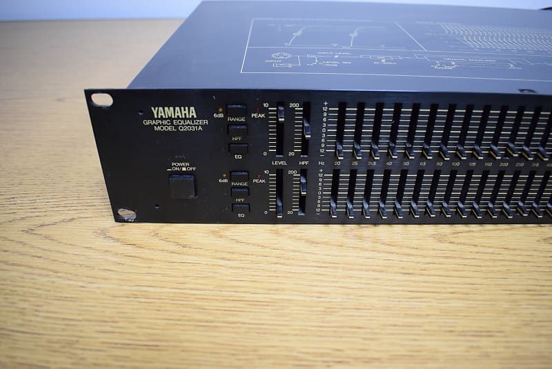 Yamaha Q2031B Dual-Channel Graphic Equalizer 2010s - Black