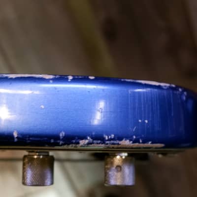 Keith Holland Custom PBASS-ANS #1279 - Electric Blue Metallic Nitro w/ Gator Transit Gig Bag image 23