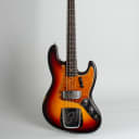 Fender  Jazz Bass Solid Body Electric Bass Guitar (1960), ser. #54837, original brown tolex hard shell case.