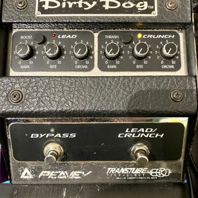 extremely rare peavey dirty dog dual distortion 1997 black transtube technology image 6