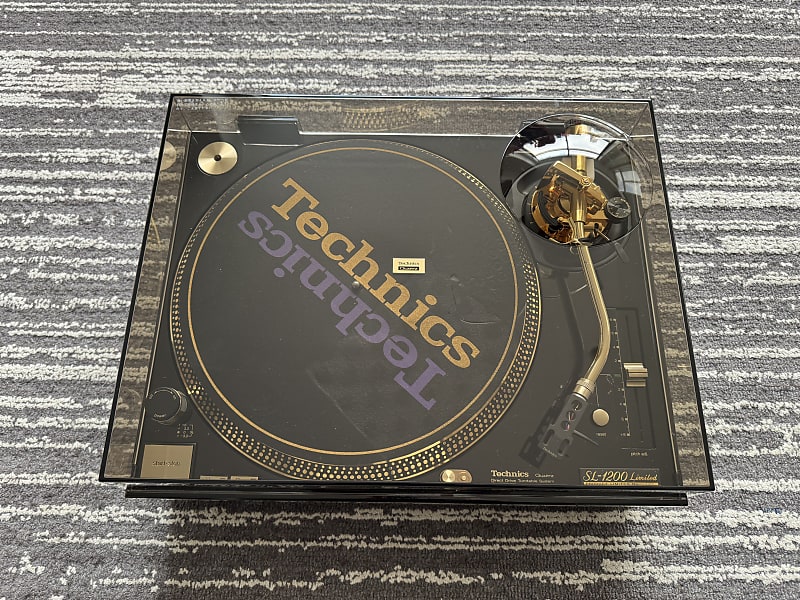 Technics SL-1200LTD Gold Limited Edition Direct Drive Turntable No 3611  			