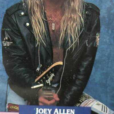 Joey Allen of Warrant Custom Built Sarricola Guitar 1989 1 of 1 image 21