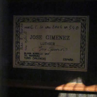 RARE Jose Gimenez Classique 10 cordes 2004 image 7