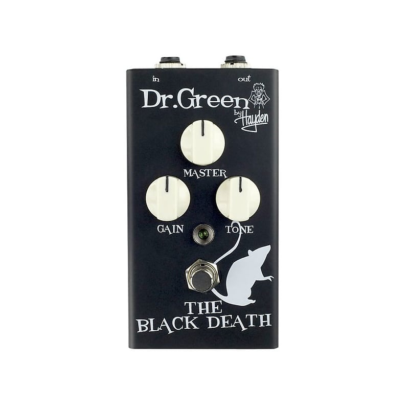 Dr. Green Black Death Dynamic Overdrive Distortion Pedal image 1