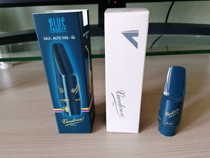 VANDOREN Blue Jumbo Java A45 alto saxophone mouthpiece near mint